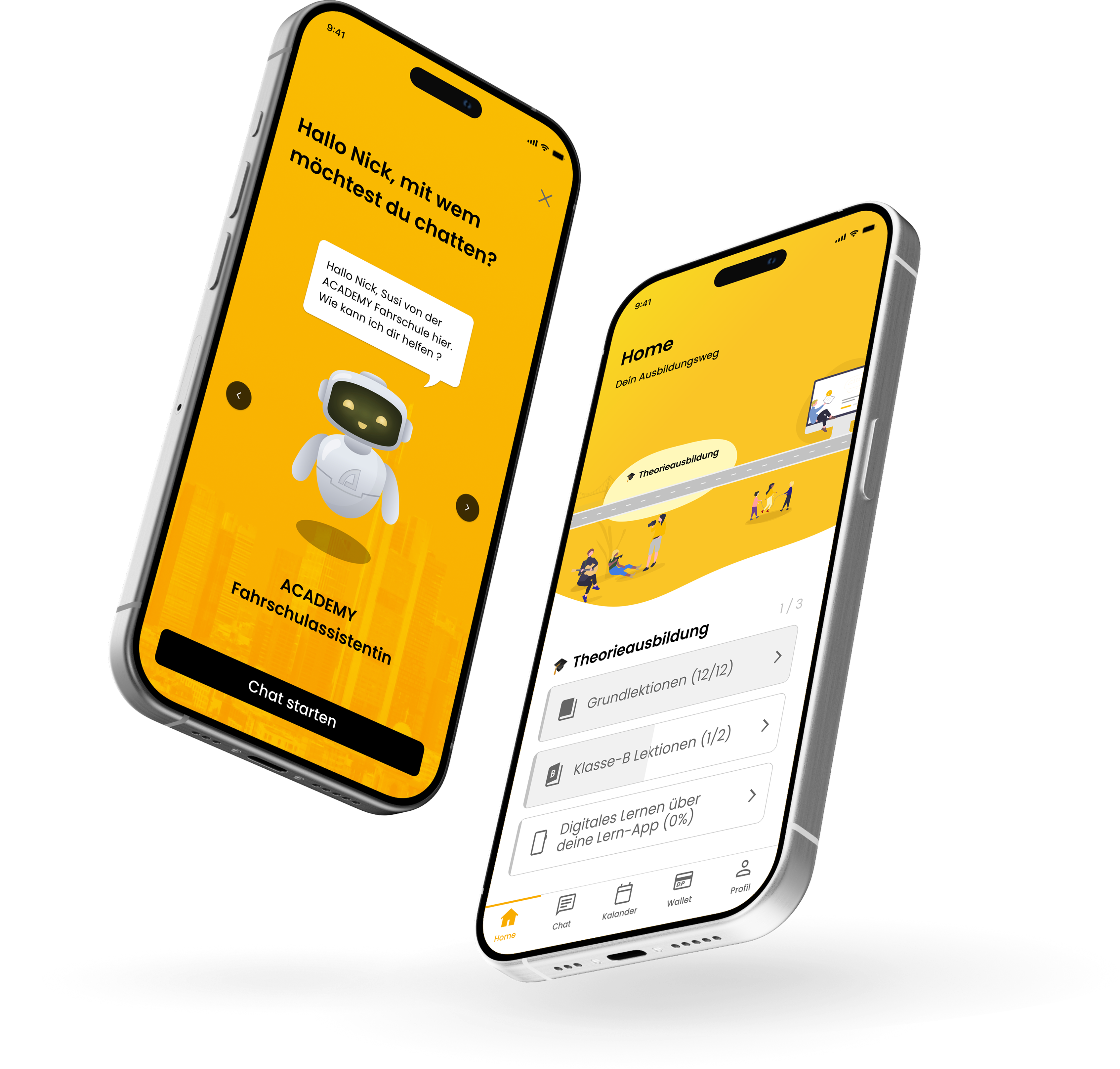 ACADEMY App Mockup